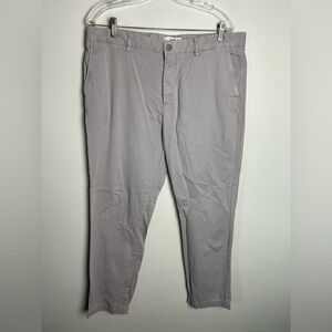 Spoke London Build C Men’s Sz 36 oatmeal Gray Cotton Pants Casual Minimalist